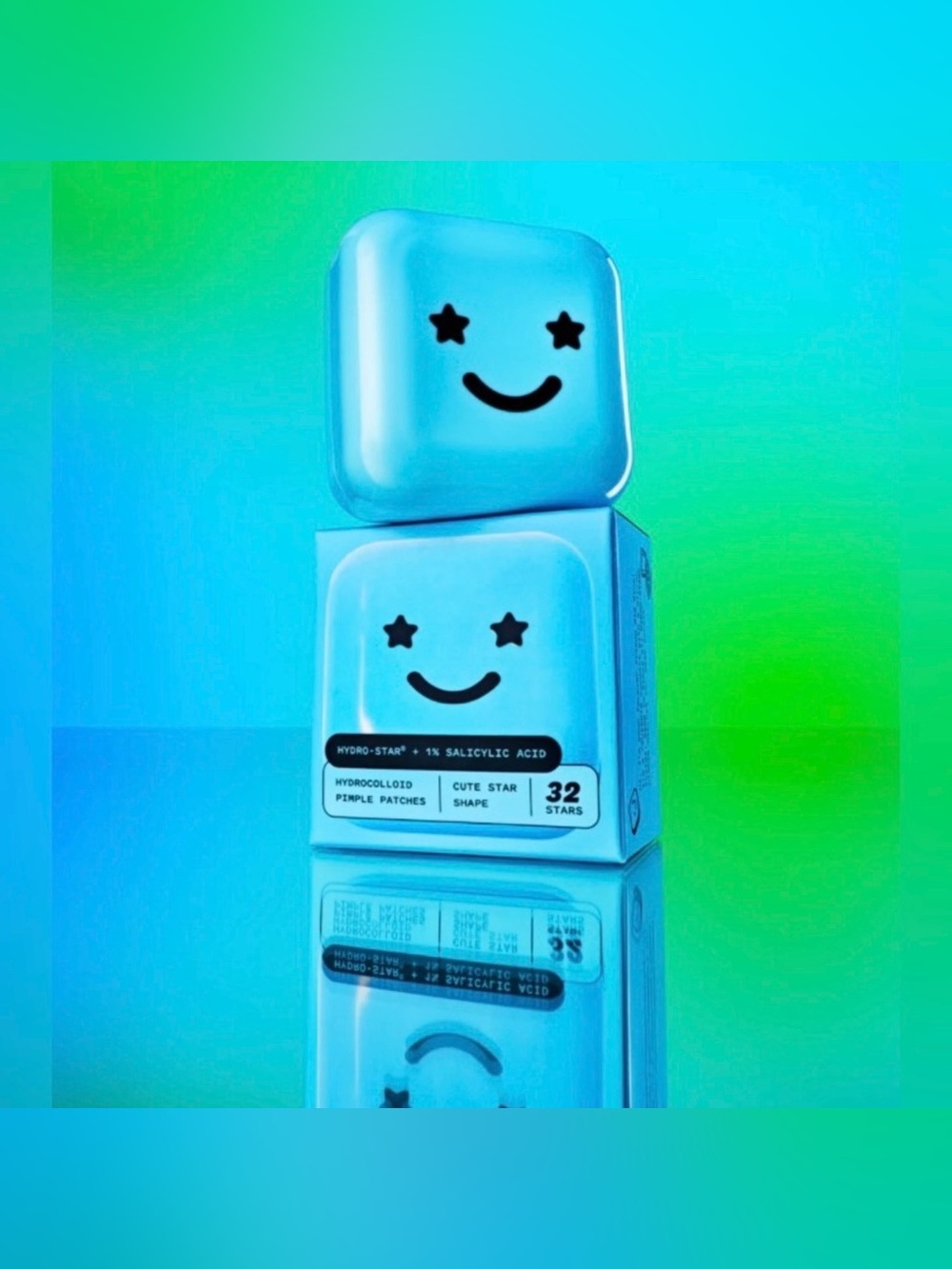 ⭐️💙⭐️💙Hydro-Star Salicylic Acid Pimple Patches - Blue (32 Stars)
